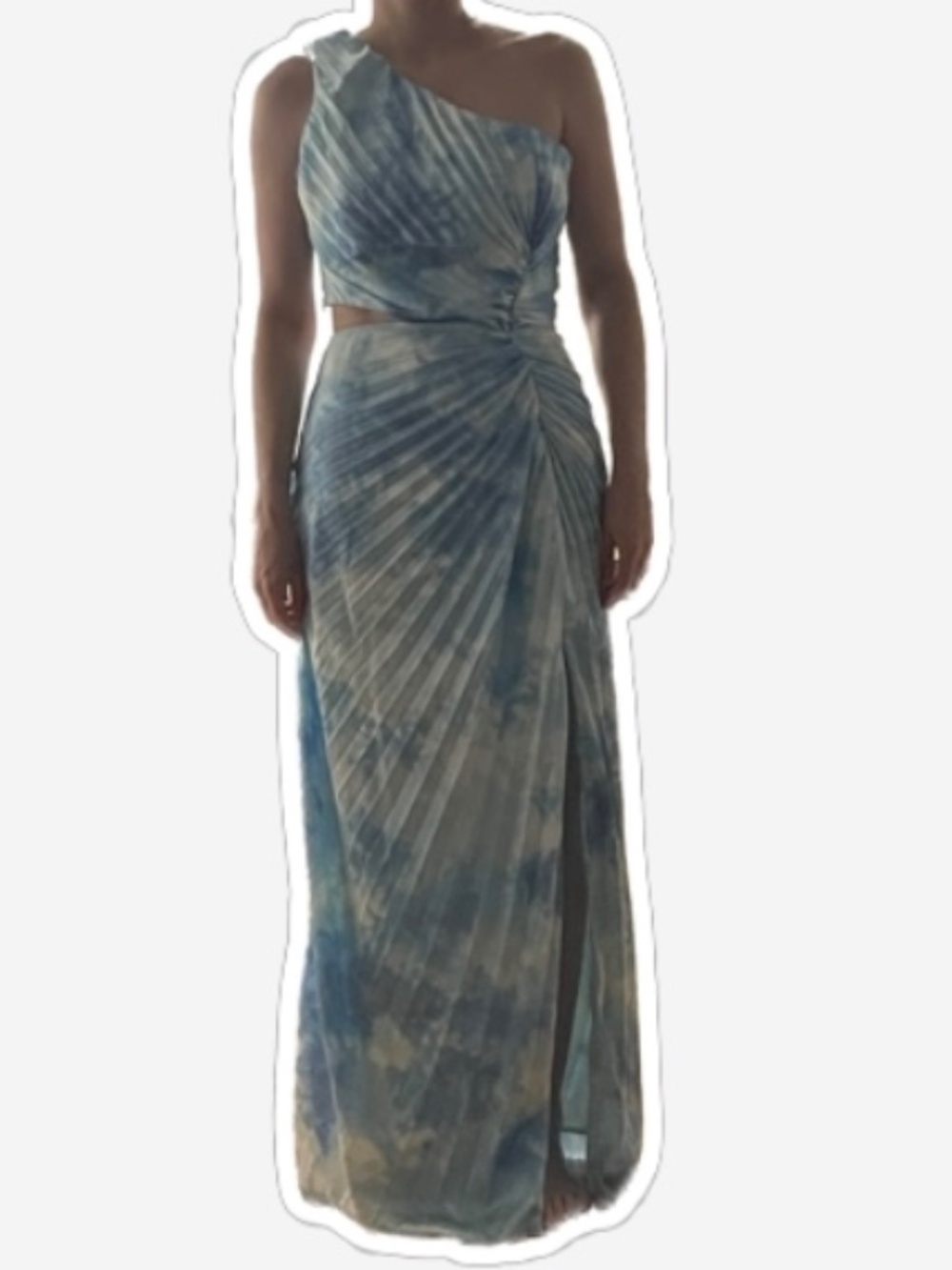 Abercrombie Giselle Pleated Maxi Dress